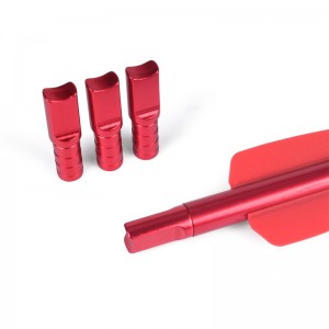 R9 EK Archery Insertar aluminio Arrow Nocks para Archery Ballbow arrow Caza
