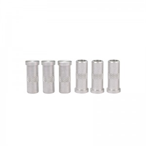 Nika Archery 140023 Inserte 2219 Flecha de aluminio Nock para tiro de ballesto de tiro con arco