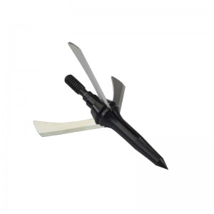 Nika Archery 15B022 3 Blades Broadhead con cuchillas de acero inoxidable Crossbow Caza de cabezales de flecha