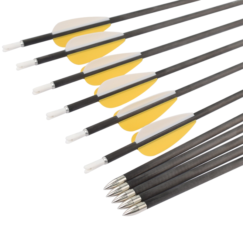 Elong al aire libre 110322 ID4.2mm SP700 Fibra de carbono arrow Arco Recurve Disparo de arco