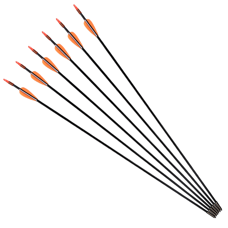 Elong al aire libre 113179 26 pulgadas ID4MM Fibra de vidrio arrow Arco Recurve Bow Pretting Pretty