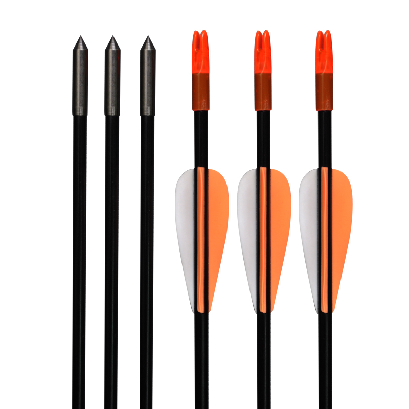 Elong al aire libre 113179 26 pulgadas ID4MM Fibra de vidrio arrow Arco Recurve Bow Pretting Pretty