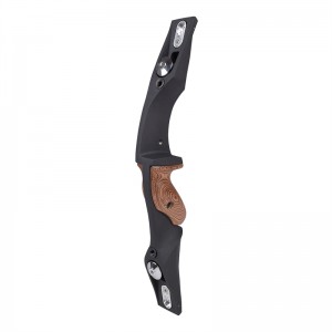 Nika Archery 220019 17 pulgadas ILF RH Risers Manija para el equipo de arco recurve Caza de deportes al aire libre