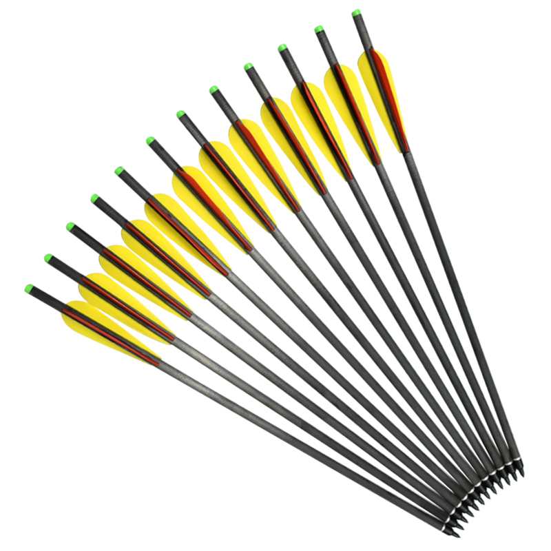 Elong al aire libre 117805 Tornillos de humo de 18 pulgadas de 18 pulgadas OD 8.8mm Tiro con arco de tiro de tiro de tiro deportivo de caza usando tornillos