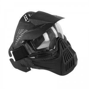 Elong al aire libre 44mA58-BK Airsoft Mask CS juego Máscaras Tácticas Face Airsoft Proteger Face Protection
