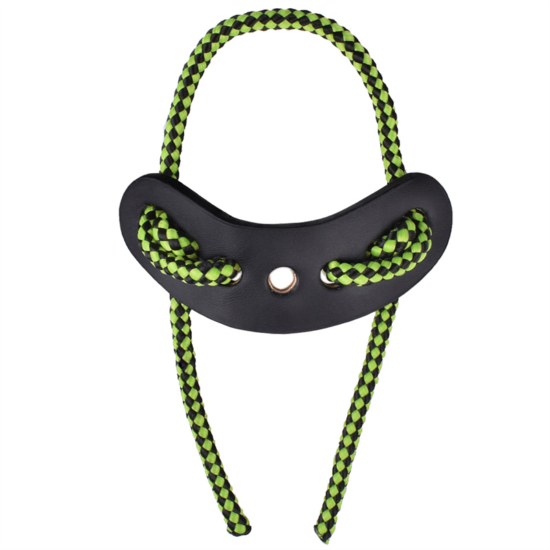 Elong al aire libre 470012 Muñeca Sling Verde Color Cuero Metal Grome Arco Compuesto Arco Equipo de disparo