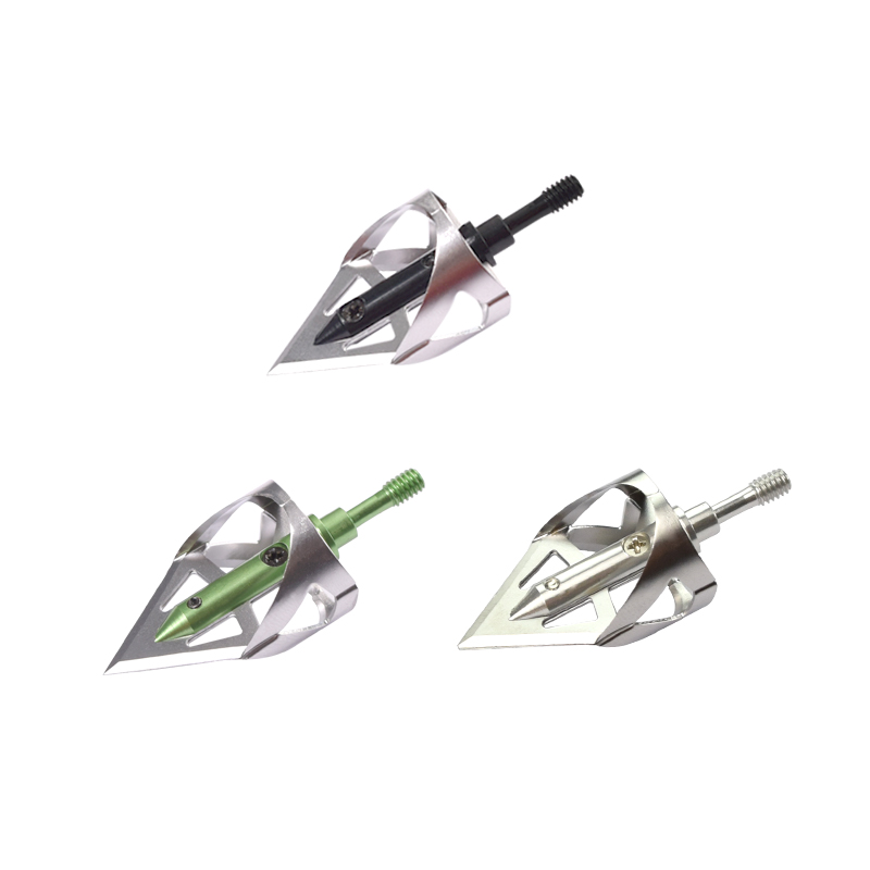 Nika Archery 15B025 100 Grain Broadheads para Archery arrow Point Ballbow Bolt Hunting