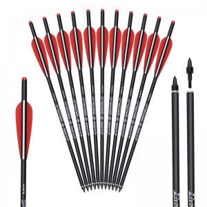 Elongarrow 116048 20 pulgadas 7.62 * 8.8mm Rollfiberglass Tornillos para la caza al aire libre de ballesta