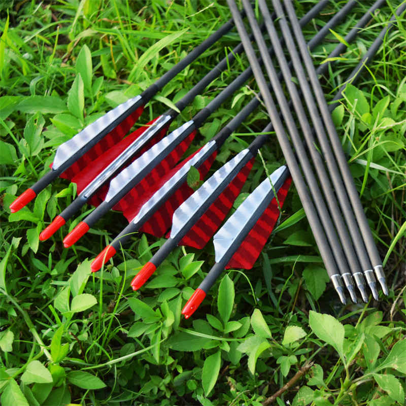 Flechas de carbono de tiro con arco